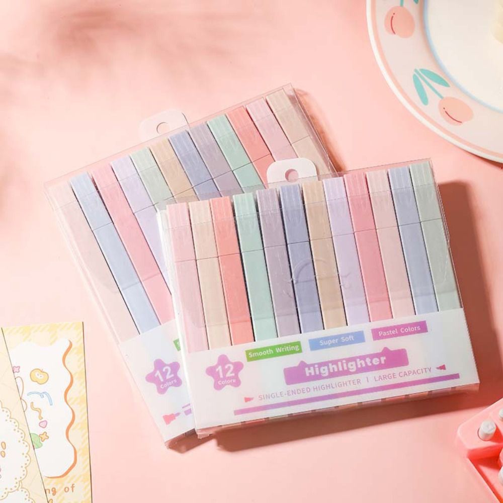 Pastel Highlighter Set Double Ended - Rotuladores resaltadores de doble cabeza, suministros