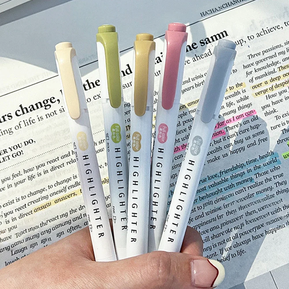 Resaltadores Pastel de colores - Pastel Highlighter Set Double Ended reseña y precio