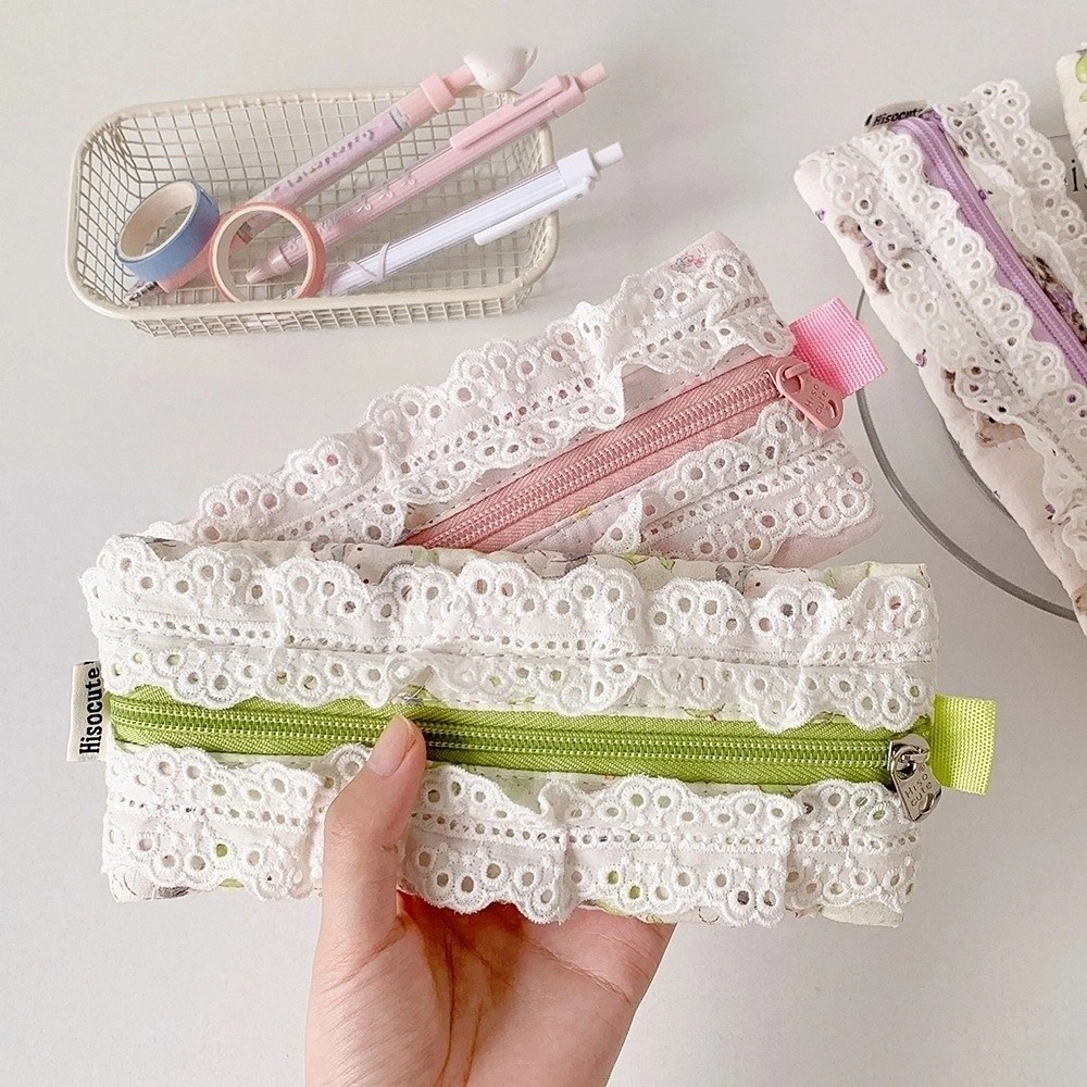 Estuche de Papelería con Lazo, - Aesthetic Large Pencil Case Pouch reseña y precio