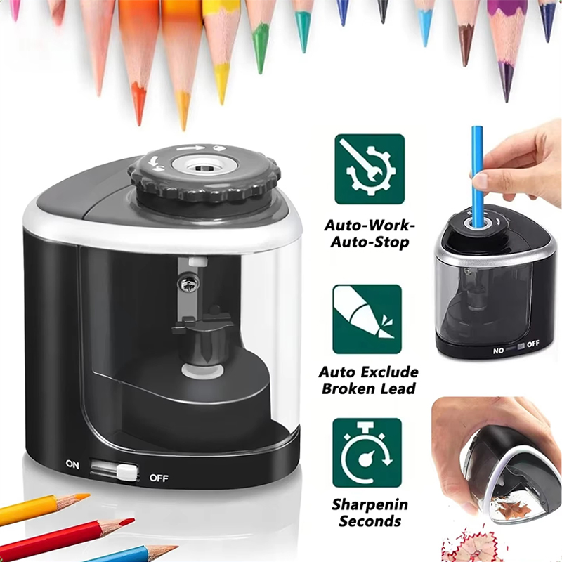Afilador eléctrico de escritor - Electric Pencil Sharpener Usb reseña y precio