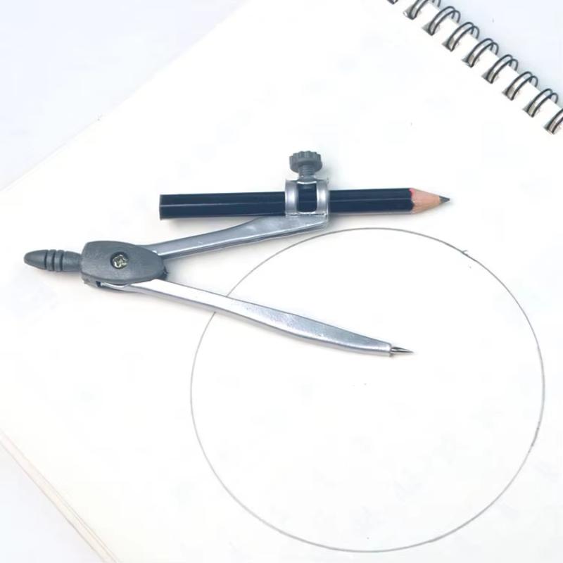 Juego de compases de metal con - Math Geometry Set With Compass reseña y precio