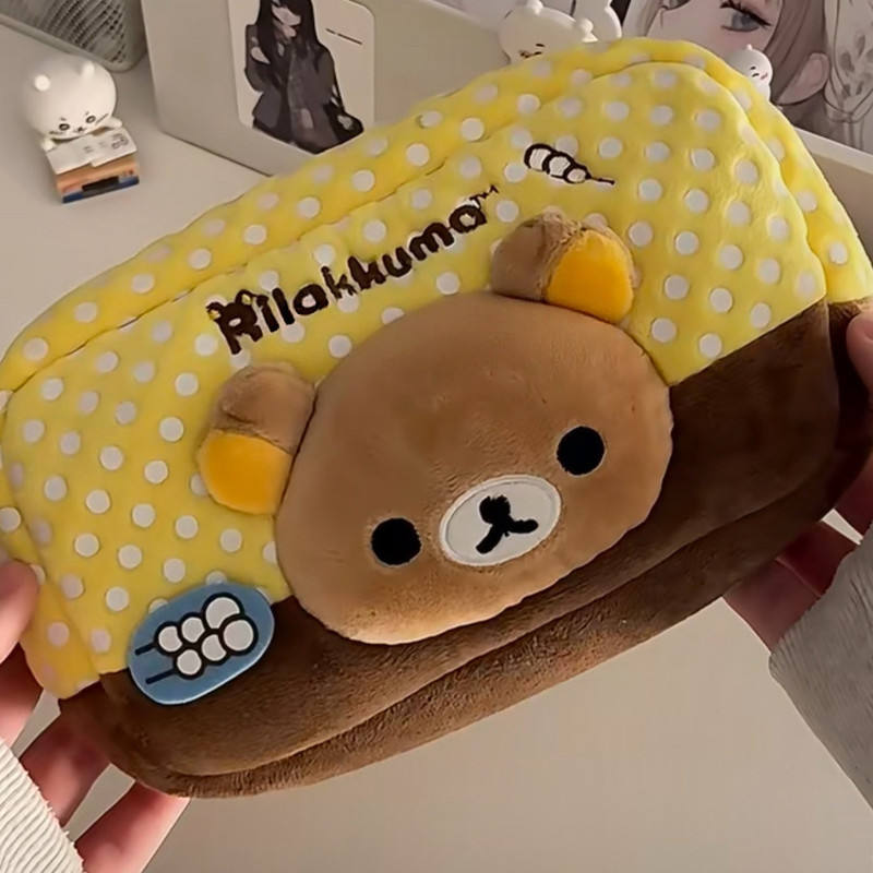 Estuche de Lápices de Peluche  - Aesthetic Large Pencil Case Pouch reseña y precio