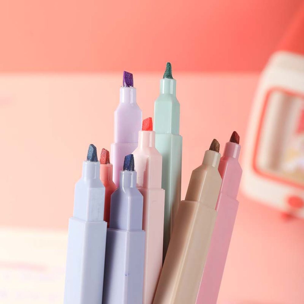 Rotuladores resaltadores de do - Pastel Highlighter Set Double Ended reseña y precio