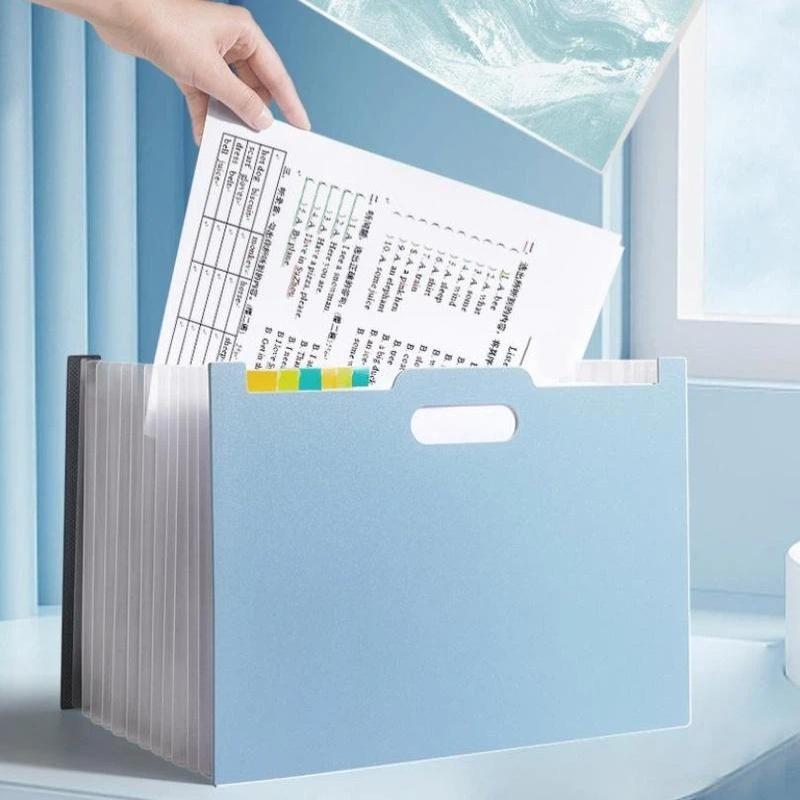 Carpeta de archivo extensible  - Expandable Accordion File Folder 13 Pockets reseña y precio