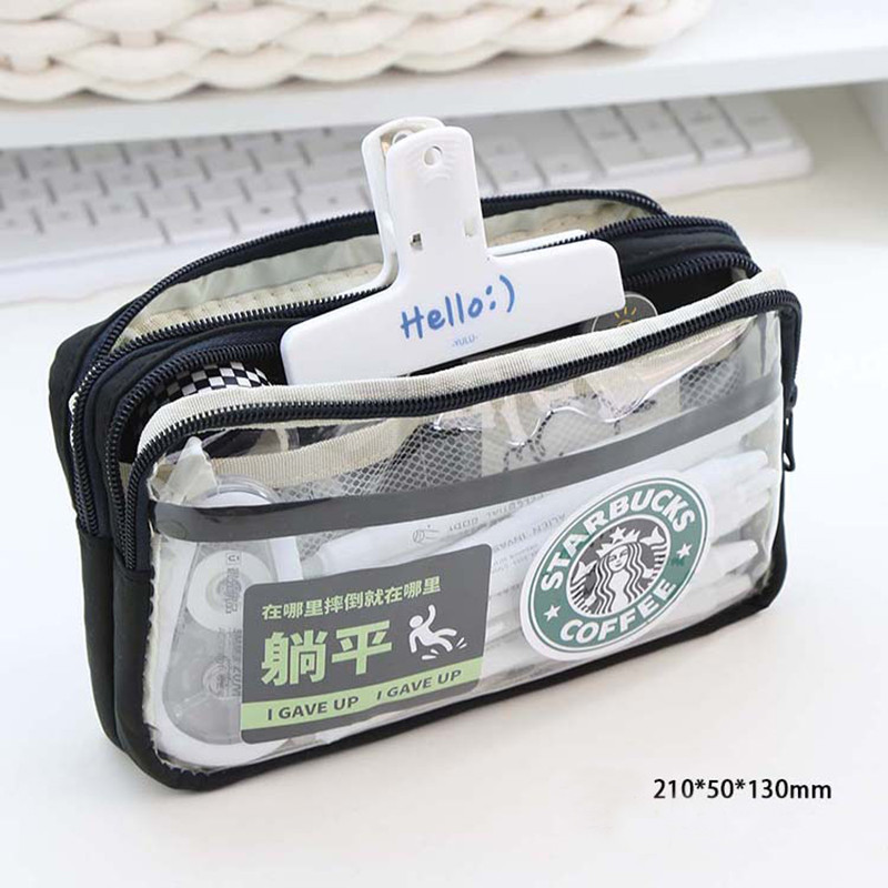 Útiles escolares estéticos, es - Aesthetic Large Pencil Case Pouch reseña y precio