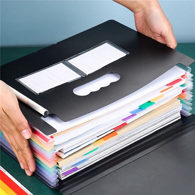 Carpeta de Archivos Expandible - Expandable Accordion File Folder 13 Pockets reseña y precio
