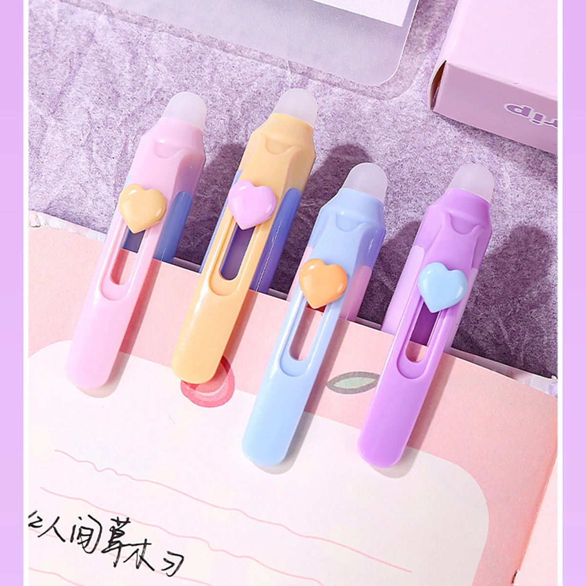 12 bolígrafos de gel retráctil - Retractable Eraser Pen Click reseña y precio