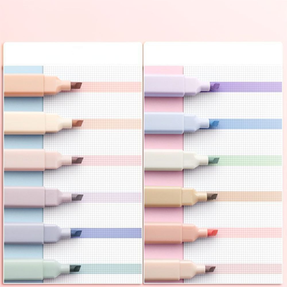 Set de rotuladores de colores  - Pastel Highlighter Set Double Ended reseña y precio