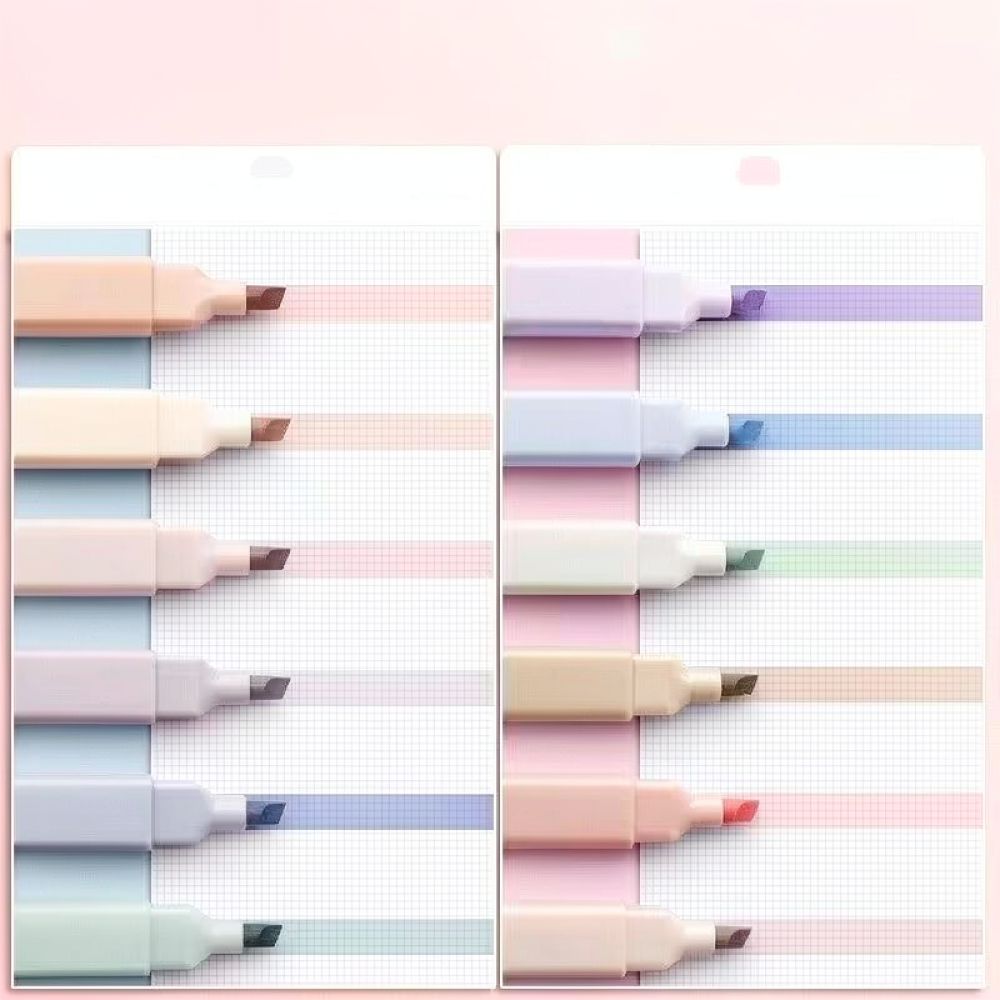 Set de rotuladores de colores  - Pastel Highlighter Set Double Ended reseña y precio